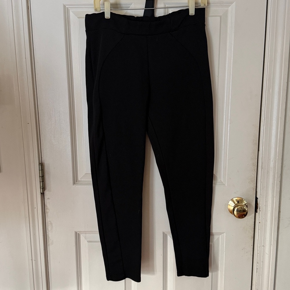 Zara Best Basic XL mid weight stretch leggings dress up or down tag is worn